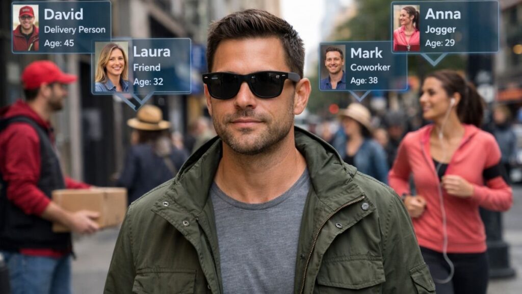 Gafas inteligentes Ray-Ban permitirán identificar personas en tiempo real mientras caminan por la calle